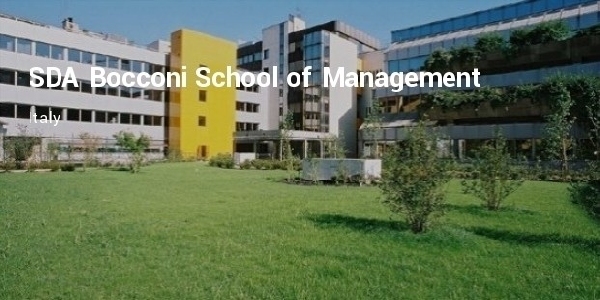 Italia: Becas para Maestría en Administración Pública SDA Bocconi School of Management