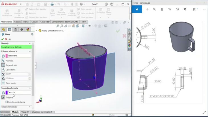 SolidWorks para Dibujar por Computadora