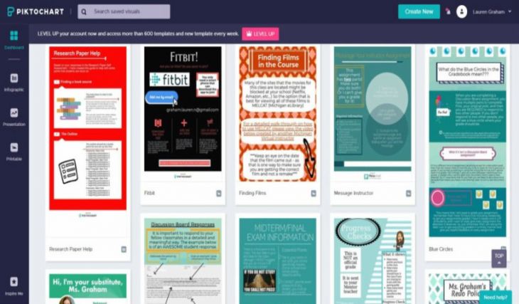 Piktochart para Crea Infografías