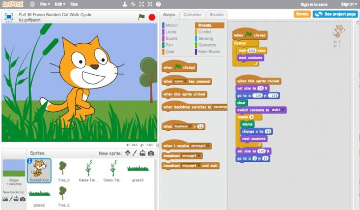 Programación con Scratch