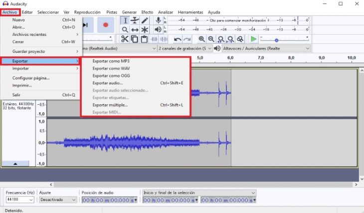 Uso de Audacity para Grabar tu Música