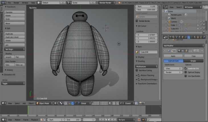 Diseño 3D en Blender