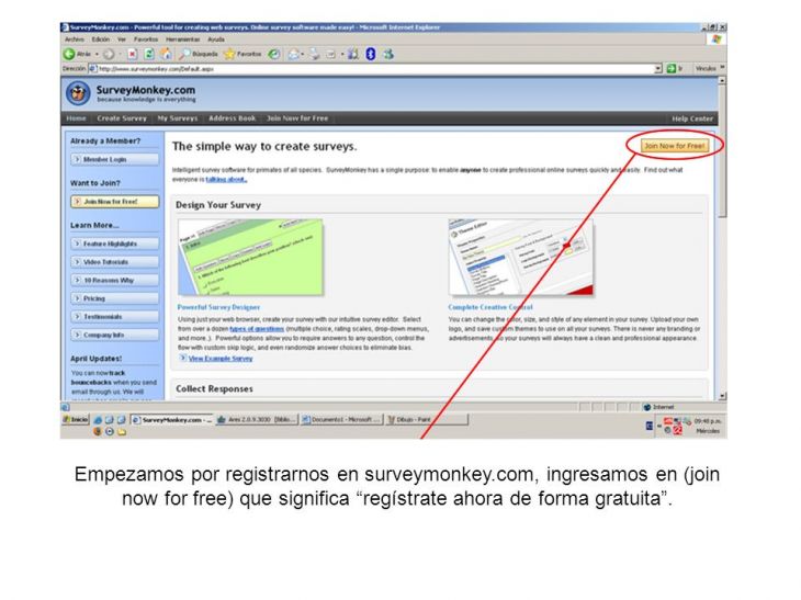 Recopilar Datos con SurveyMonkey