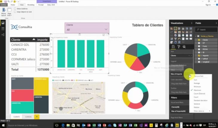 Gráficos en Excel y Power BI