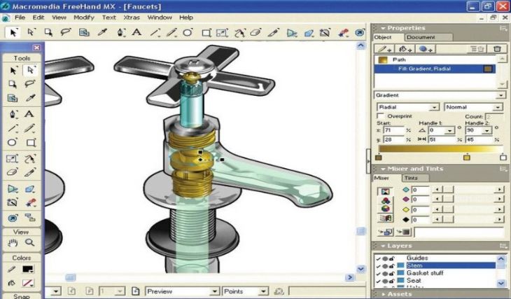 Freehand MX de Macromedia